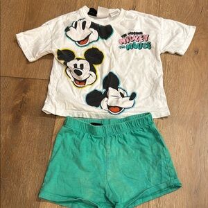Disney Mickey Mouse White Tee